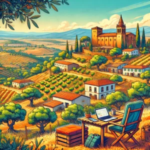 Extremadura-i- spanien-som-digital-nomade